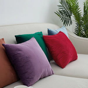 Solid Velvet Pillow Cover - thumbnail 1