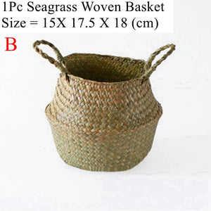 Foldable Seagrass Belly Basket - thumbnail 9