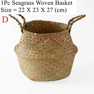 Foldable Seagrass Belly Basket - thumbnail 7