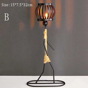 Sculptural Metal Candlestick - thumbnail 10