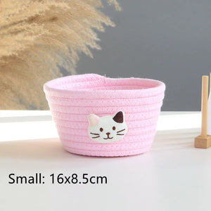 Animal Cotton Rope Storage Basket - thumbnail 8