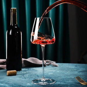 Crystal Burgundy Wine Glasses – Set of 2 - thumbnail 3