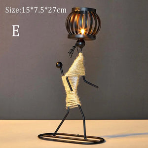 Sculptural Metal Candlestick - thumbnail 15