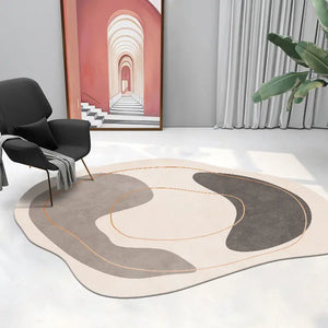 Irregular Shape Modern Area Rug - thumbnail 12