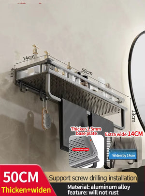 Space Aluminum Bathroom Shelf - thumbnail 7