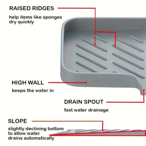 Silicone Sink Faucet Tray - thumbnail 3