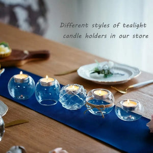 Round Glass Votive Holder Set - thumbnail 4