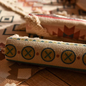 Bohemian Hand-Woven Tassel Rug - thumbnail 6