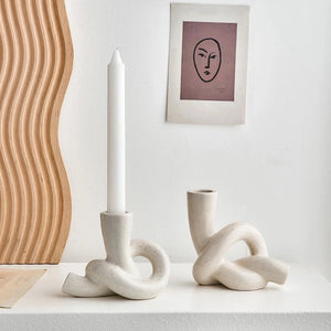 Ceramic Taper Candle Holder - thumbnail 3