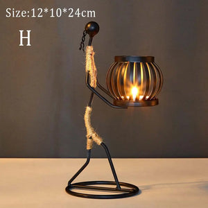 Sculptural Metal Candlestick - thumbnail 14