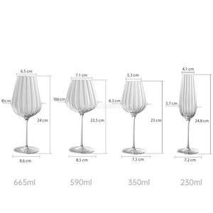 Ripple Crystal Wine Goblet - thumbnail 6