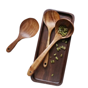 7-Piece Teak Wood Kitchen Utensil Set - thumbnail 5