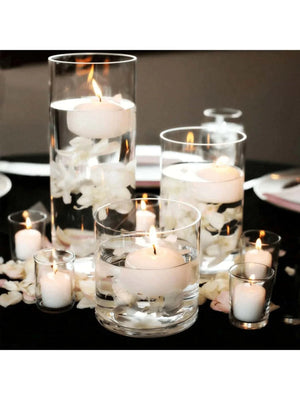 Clear Cylinder Glass Candle Holder - thumbnail 5