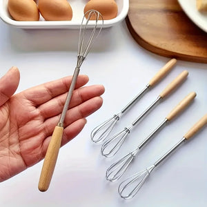 Mini Whisk with Wooden Handle - thumbnail 1