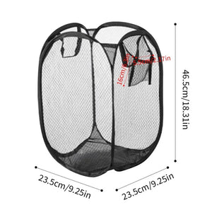 Collapsible Mesh Laundry Hamper - thumbnail 5