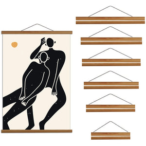 Magnetic Wooden Poster Hanger Frame - thumbnail 1