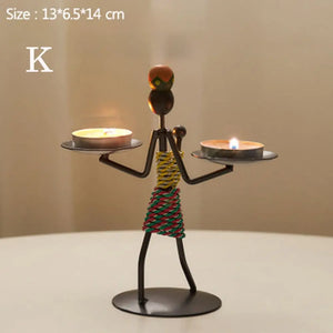 Sculptural Metal Candlestick - thumbnail 11