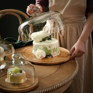 Cake Stand with Glass Dome Cover - thumbnail 4