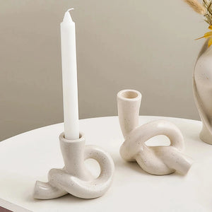 Ceramic Taper Candle Holder - thumbnail 4