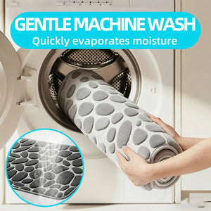 Pebble Embossed Absorbent Bath Mat - thumbnail 5