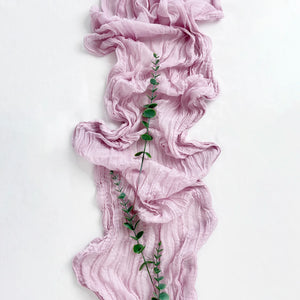 Semi-Sheer Gauze Table Runner - thumbnail 4