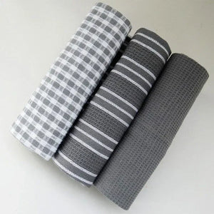 Classic Cotton Kitchen Tea Towels – Set of 3 - thumbnail 1