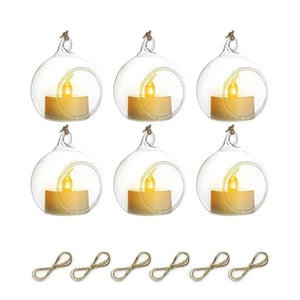 Hanging Glass Tealight Globe Set - thumbnail 9