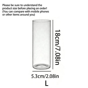 Clear Cylinder Glass Candle Holder - thumbnail 8