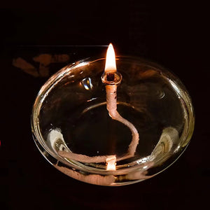 Low Glass Oil Lamp - thumbnail 3
