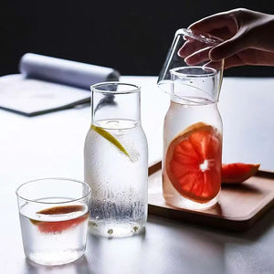 Bedside Glass Water Carafe with Tumbler - thumbnail 1