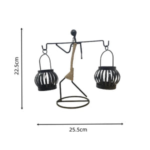 Abstract Figure Metal Candlestick - thumbnail 5