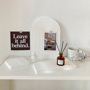 Irregular Decorative Tray Jewelry Organizer Trays Pendant Plate for Rings Display Stand Rack Photo Props Desktop Sundries Holder