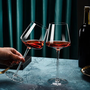 Crystal Burgundy Wine Glasses – Set of 2 - thumbnail 5