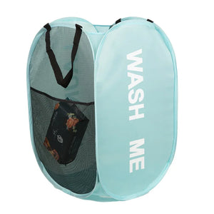 Collapsible Mesh Laundry Hamper - thumbnail 9