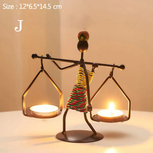 Sculptural Metal Candlestick - thumbnail 12