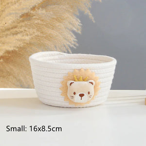 Animal Cotton Rope Storage Basket - thumbnail 21