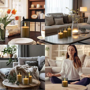 Flameless LED Pillar Candles - thumbnail 6