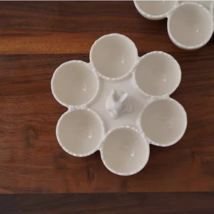 Ceramic Bunny Egg Tray - thumbnail 5