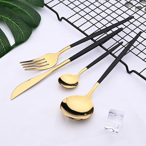 24-Piece Stainless Steel Flatware Set – Service for 6 - thumbnail 3