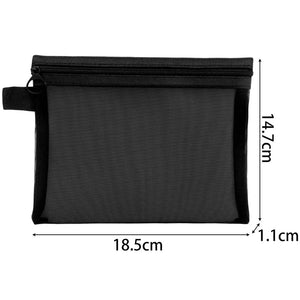 Mesh Zipper Toiletry Pouch - thumbnail 8
