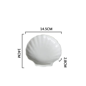 Shell-Shaped Ceramic Serving Plate - thumbnail 8