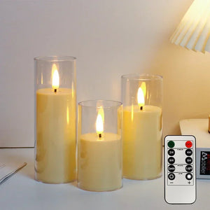 Flameless LED Pillar Candles - thumbnail 10