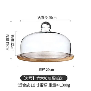 Cake Stand with Glass Dome Cover - thumbnail 8