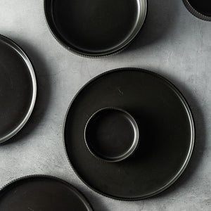 Nordic Creative Ceramics: Matte Glazed Plates and Bowls, Individual Ins Style Dishes, Household Tableware