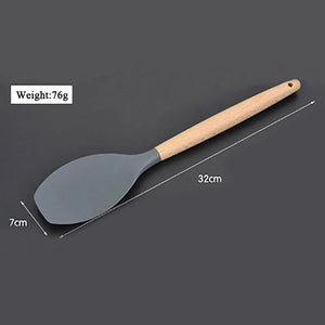 Silicone Cooking Utensils with Wood Handles – Open Stock - thumbnail 12