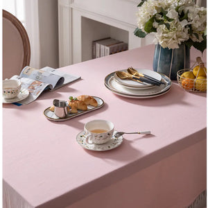 French Country Lace-Edge Cotton Tablecloth - thumbnail 4