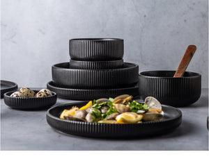 Nordic Creative Ceramics: Matte Glazed Plates and Bowls, Individual Ins Style Dishes, Household Tableware