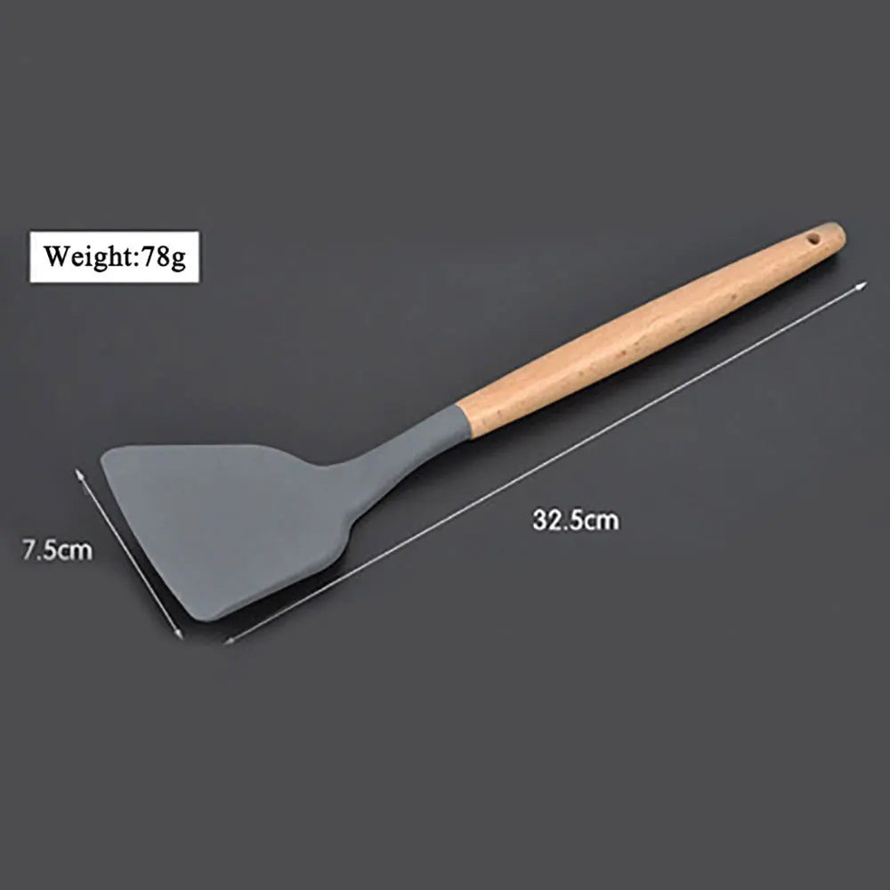 Silicone Cooking Utensils with Wood Handles – Open Stock - image 9