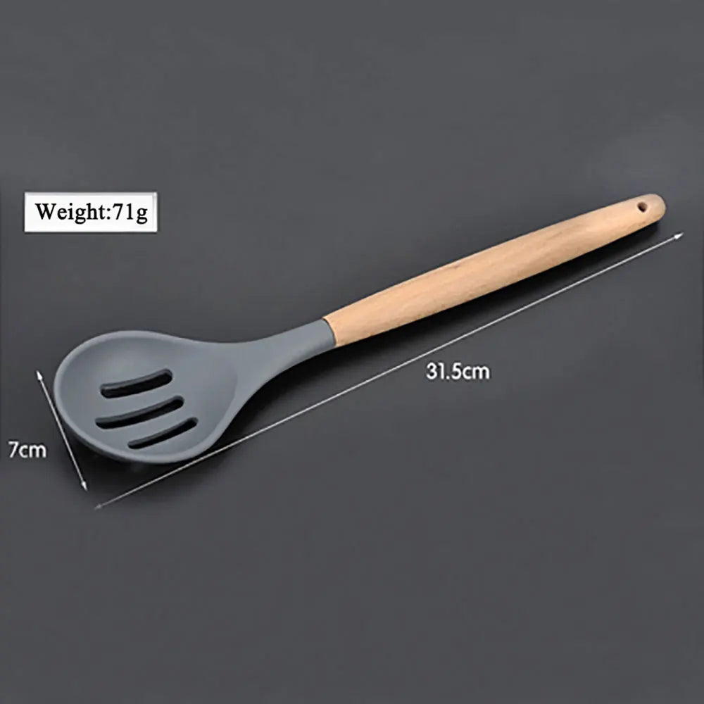 Silicone Cooking Utensils with Wood Handles – Open Stock - image 11