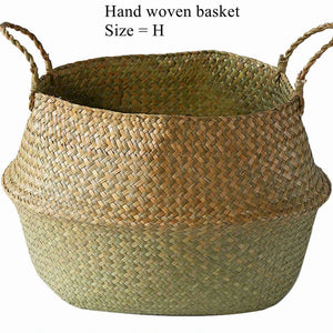 Foldable Seagrass Belly Basket - thumbnail 11